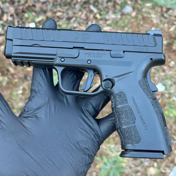 Image of the XD Mod.3 slide, emphasizing the optics-ready mounting plate