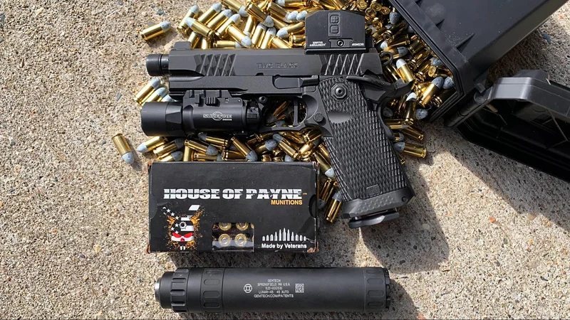 jacob grey twc black review with hop munitinos ammo gemtech 45 suppressor