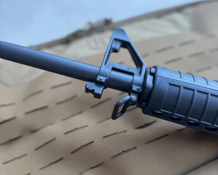 Springfield SA-16A2 barrel iron sights