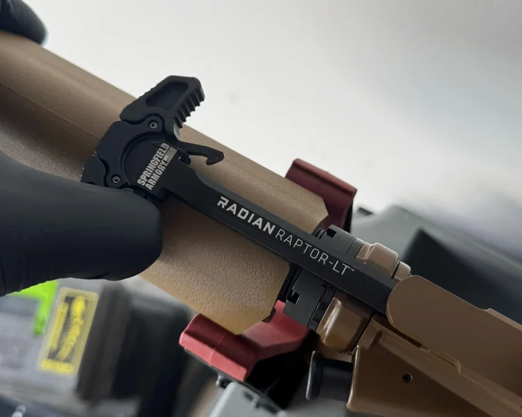 Springfield Saint Victor V2 rifle with Radian Raptor-LT ambidextrous charging handle