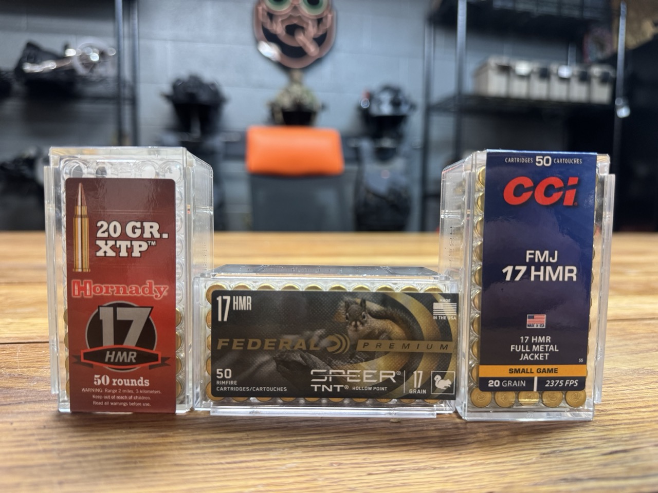 Hornady 17 HMR 20 grain XTP, Federal Premium Speer TNT, and CCI 17 HMR FMJ ammo tested with Rock River Arms LAR-15M rifle